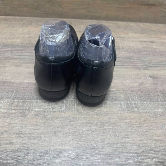 Dansko Fawna Black Leather Mary Jane Shoes Women's Size EU 39 - Picture 3 of 7